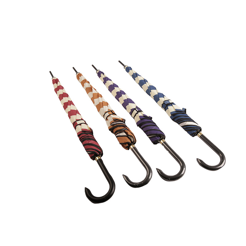 Striped Beach Sun Oxford Straight ร่ม-0E6B0007