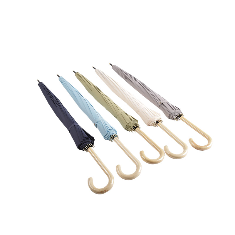 ร่มทรงตรงสไตล์อังกฤษอ่อน Pongee-0E6B0259