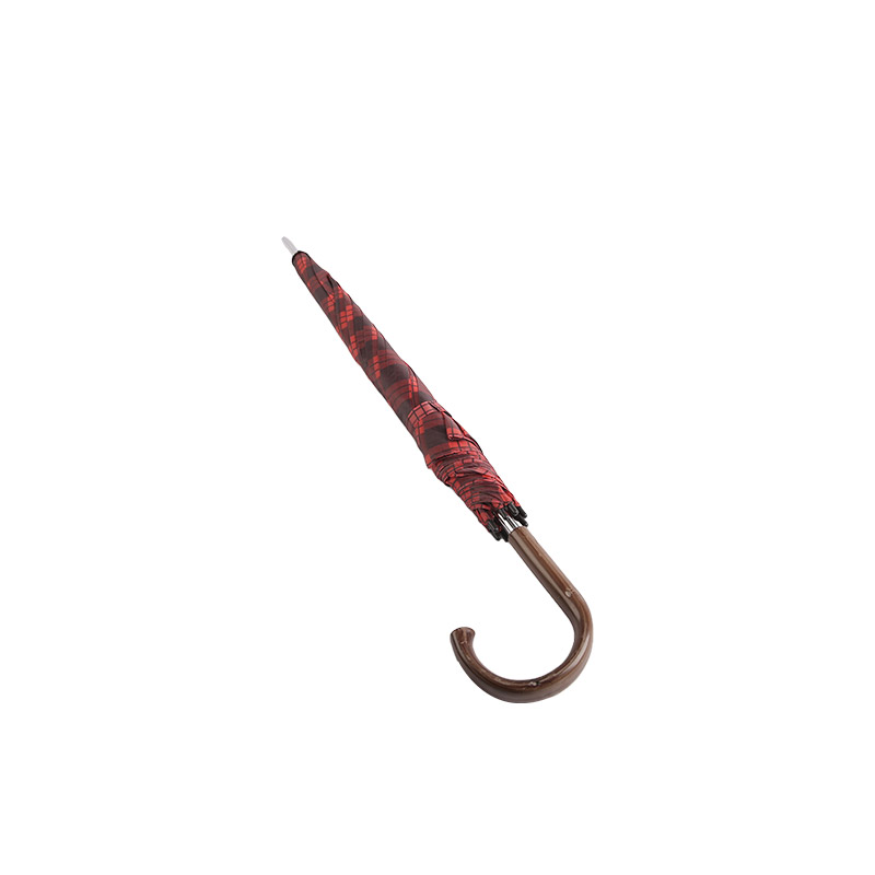 สีแดงลายสก๊อตนักเรียนวิญญาณโพลีเอสเตอร์ตรงร่ม-0E6B0329