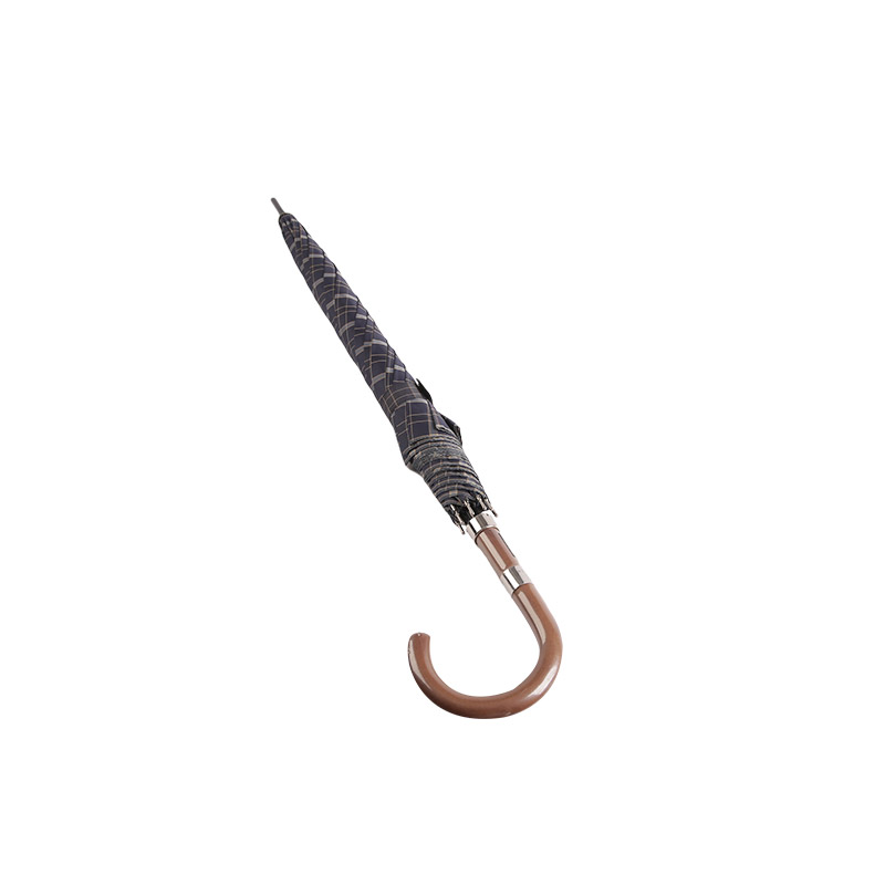 น้ำหนักเบาและเหมาะสำหรับผู้ชาย Pongee Straight Umbrella-0E6B0362