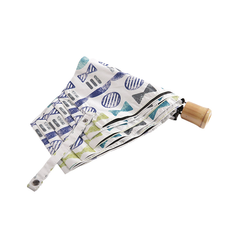 มินิหลายรูปแบบ Pongee พร้อมเคลือบร่มสามตอน-0E6B0423