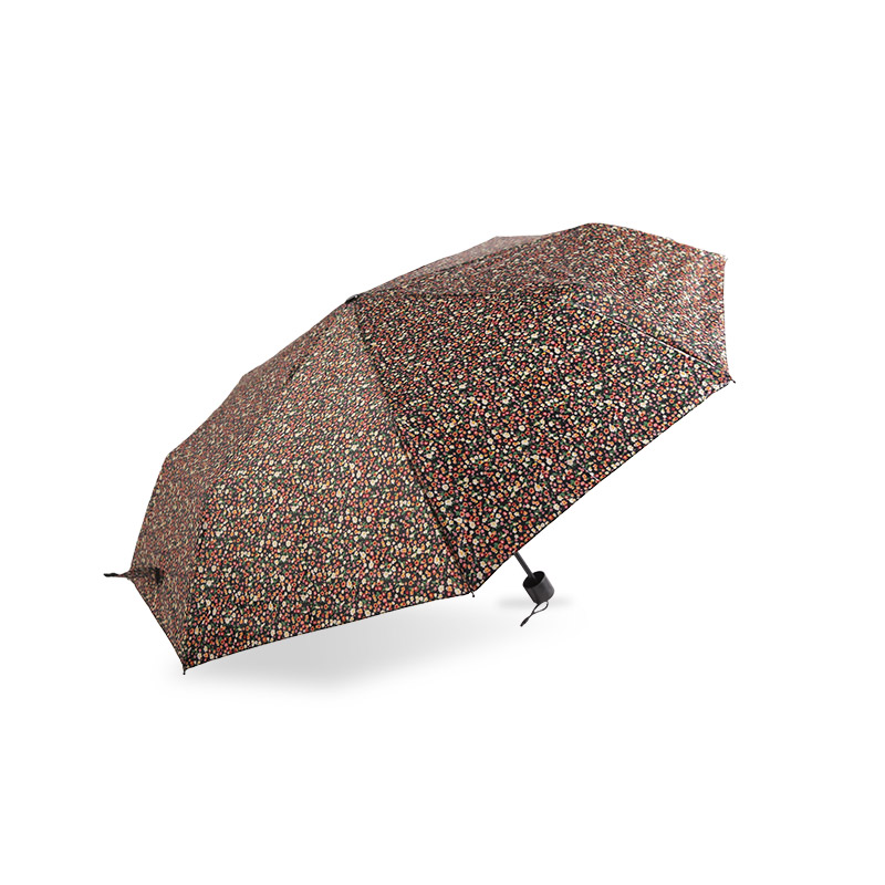 Polyetser ที่ปรับขนาดได้ทุกวันพร้อมร่มพับสามตอนเคลือบเงิน-0E6B0523