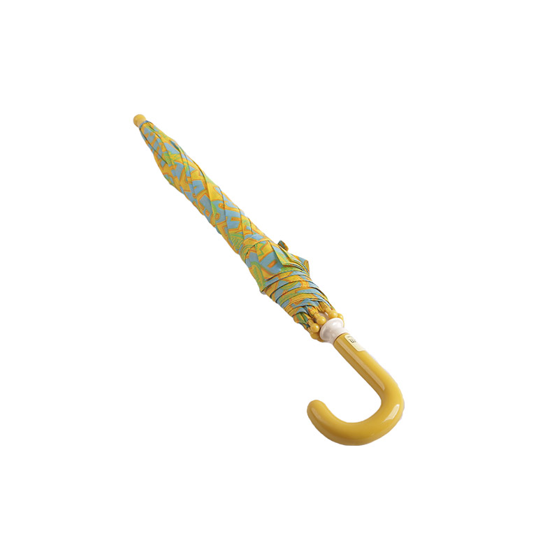 ตัวอักษรสีเหลืองบล็อกสี Pongee ร่มเด็ก-0E6B0570