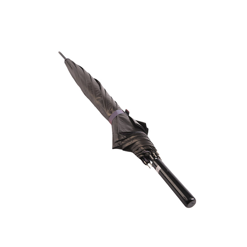 สีดำ Xibe ประเภท Pongee เคลือบสีดำ + โพลีเอสเตอร์ตรงร่ม-0E6B0698