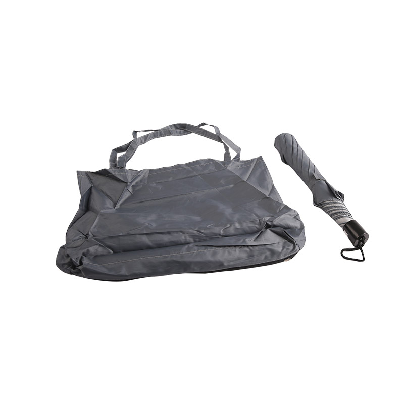 Simple Pure Silver Metal ร่มพับ 2 ตอน-0E6B0782