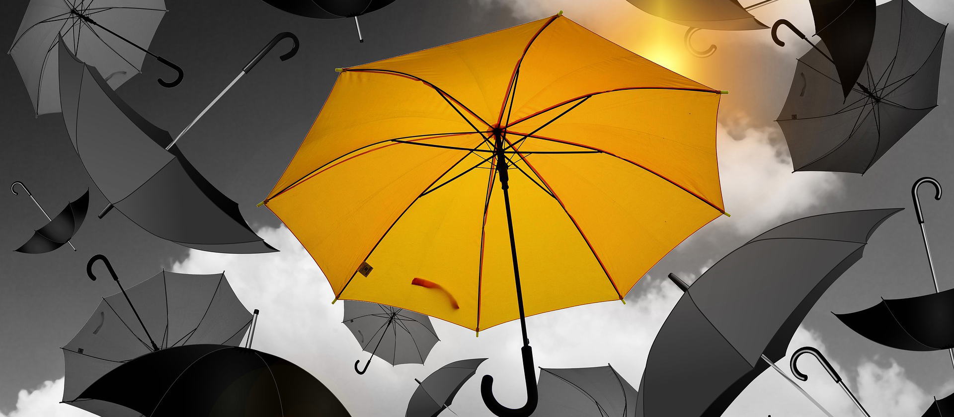 มีสี่วัสดุหลักสำหรับขั้นตอนร่ม